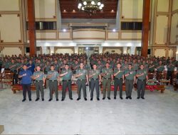 Pangdam V/Brawijaya Ikuti Taklimat Awal Progjagar TA 2026 Rapim TNI AD Secara Vidcon