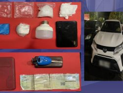 Polres Pasuruan Kota Ungkap Peredaran Narkoba 2 Tersangka dan Sabu 45,76 gr Diamankan