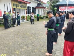 Sinergi TNI-Polri Kawal Latihan Gabungan Pagar Nusa di Trenggalek