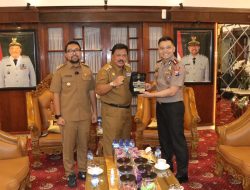 Kapolres Baru Nganjuk Perkuat Sinergi Forkopimda, Kunjungi Bupati dan Dandim 0810/Nganjuk