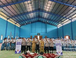 Cegah Narkoba dan Kenakalan Remaja, Satbinmas Polres Nganjuk Edukasi Pelajar SMAN 1 Tanjunganom