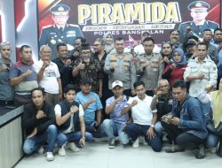 Kapolres Bangkalan AKBP Wibowo Adakan Giat Piramida Bersama Insan Pers di Polres Bangkalan