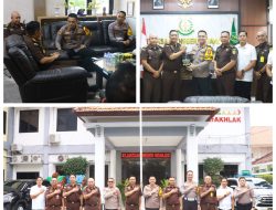 Perkuat Kolaborasi Penegak Hukum, Kapolres Nganjuk Silaturahmi ke Kejaksaan Negeri