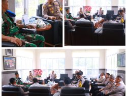 Kapolres Nganjuk Audiensi dengan Komandan POM TNI – AD, Perkuat Sinergi Penegakan Hukum