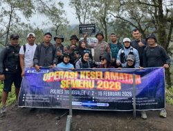 Polres Trenggalek Kampanyekan Operasi Keselamatan Semeru 2026 Dengan ‘Muncak Bareng’