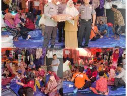 Polres Pamekasan Beri Bantuan Obat dan Layanan Kesehatan Untuk Warga Terdampak Longsor di Pasean