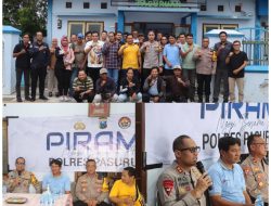 Kapolres Pasuruan Kota Gelar PIRAMIDA, Perkuat Sinergi dan Silaturahmi Bersama Awak Media