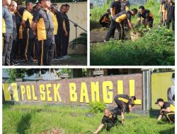 Polres Pasuruan Gelar Kerja Bakti Dukung Gerakan Indonesia ASRI