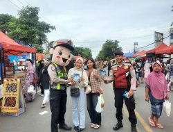 Operasi Keselamatan Semeru, Polres Situbondo Sampaikan Pesan Kamseltibcarlantas di CFD