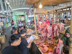 Satgas Saber Polres Bojonegoro Bersama TPID Sidak Harga Sembako Jelang Ramadhan