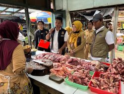 Jelang Ramadhan Satgas Pangan Polres Gresik Sidak Pasar