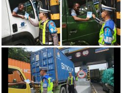 Operasi Keselamatan Semeru 2026 Ditlantas Polda Jatim Tertibkan Penggunaan Lajur Jalan Tol