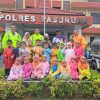 Satlantas Polres Pasuruan Gelar Polsanak, Ajarkan Anak Tertib Lalu Lintas Sejak Dini