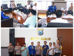 Kapolres Nganjuk dan PMII Perkuat Sinergi, Dorong Aspirasi Disampaikan Secara Santun