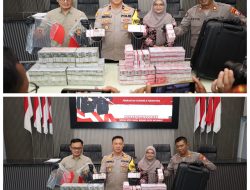 Polres Trenggalek Amankan 2 Tersangka Penipuan Modus Pencairan Dana Rp150 juta