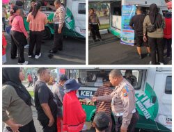 Polantas Menyapa di CFD Polresta Sidoarjo, Warga Antusias Urus Pajak Sambil Olahraga