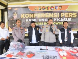 Polres Bondowoso Ungkap Curanmor Amankan 3 Tersangka dan 11 Unit Motor