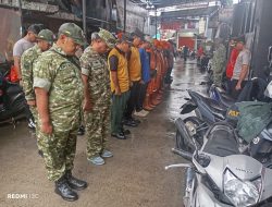 Wujudkan Lingkungan Bersih dan Aman, 66 Personel Gabungan Korve di Masjid Al Muhajirin