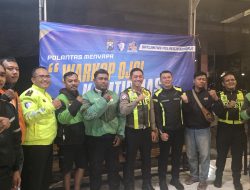 Polresta Sidoarjo dan Komunitas Ojol Sahur On The Road Perkuat Sinergitas untuk Kamtibmas