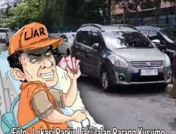 Kok Bisa APH Terkait!!!, Tutup Mata Adanya Parkir Liar di Jalan Parang Kusumo Sudah Berjalan Cukup Lama