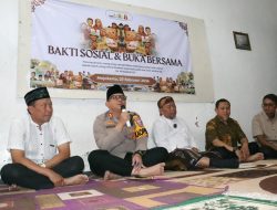 Ramadhan Berkah : Polres Mojokerto Kota Gelar Baksos dan Bukber di Panti Asuhan