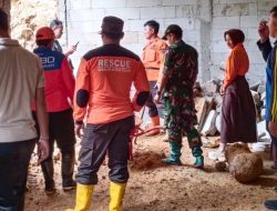 Hujan Deras Picu Longsor di Trenggalek, TNI–BPBD Sigap Bantu Warga