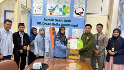 RS Otak Dr. Drs. Moh. Hatta Bukittinggi Laksanakan SPK IZI Poin Bersama IZI Cabang Sumatera Barat