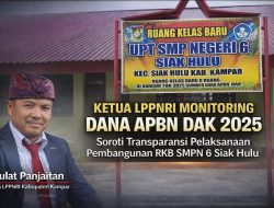 LPPNRI Akan Laporkan Dugaan Korupsi Pembangunan SMPN 6 Siak Hulu
