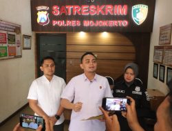 Polres Mojokerto Amankan 2 Tersangka Pencuri Truk Crane