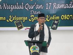 Peringati Nuzulul Qur’an, Kodim Tulungagung Perkuat Kebersamaan Prajurit