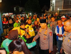 Momen Kapolri Interaksi-Serap Aspirasi Ojol di Kedai Ado Presisi