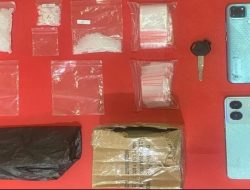 Polres Mojokerto Amankan Dua Tersangka Pengedar Sabu Senilai 126 juta Disita