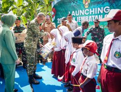 Pangdam V/Brawijaya Hadiri Launching 200 Jembatan Perintis Garuda Bersama Kasad di Nganjuk