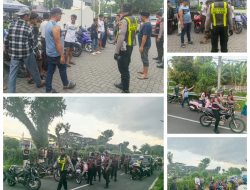 Polres Pelabuhan Tanjung Perak Amankan 15 Motor Saat Tertibkan Balap Liar di Jalan HM Noer Surabaya