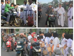 Dari Dojo ke Jalanan, Anak-anak Karate INKAI Ranting Kodim 0806/Trenggalek Berbagi Takjil