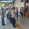 Terpantau Stasiun Bangil Masih Lengang, Polisi Polres Pasuruan Tetap Siaga