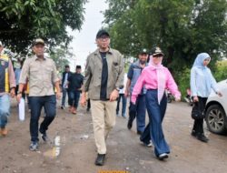 Dorong Peningkatan Infrastruktur Jalan, Bupati Pesawaran Dampingi Gubernur Tinjau Ruas Jalan Provinsi