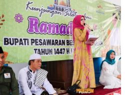 Bupati Pesawaran Hj. Nanda Indira B, S.E., M.M., Gelar Safari Ramadhan Di kecamatan Way Khulau