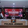 Polres Jember Amankan 18 Tersangka Narkoba Sepanjang Bulan Maret 2026