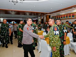 Perkuat Soliditas, POM TNI dan Propam Polri Gelar Coffee Morning & Halal Bihalal 1447 H