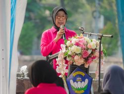 Kemala Bhayangkari Jatim Benahi Taman Bungkul Surabaya dan Luncurkan Program Penghijauan 2026