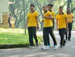 Kapolres Pasuruan Ajak Seluruh Personel Olahraga Bareng, Tekankan Soliditas Tanpa Sekat Jabatan