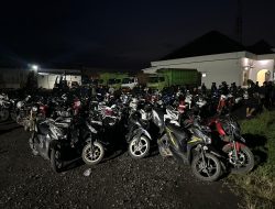 Polres Probolinggo Bubarkan Balap Liar di Dringu, Puluhan Motor Diamankan