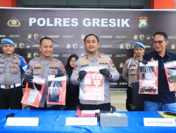 Polres Gresik Ungkap Jaringan Narkoba Lintas Kota, 4 Tersangka Diamankan