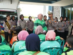 Polres Probolinggo Kota Peringati Hari Kartini Bersama Pengemudi Ojol Perempuan