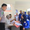 Polres Bojonegoro Gelar Pemeriksaan Kesehatan Gratis bagi Buruh Jelang May Day