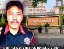 INFO A1″ Ketua LSM DPD GMPI Kediri : Kepala Sekolah SMPN 1 Ngasem “Korupsi Dana BOS 2026