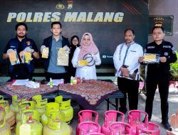 Polres Malang Bongkar Sindikat Pengoplos LPG Bersubsidi di Kepanjen