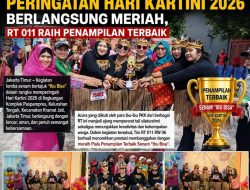 Lomba Senam “Ibu Bisa” Peringatan Hari Kartini 2026 Berlangsung Meriah, RT 011 Raih Penampilan Terbaik