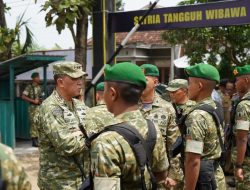 Pangdam V/Brawijaya Tinjau Kesiapan Yon TP 887 KJM Lamongan Perkuat Infrastruktur dan Profesionalisme Prajurit